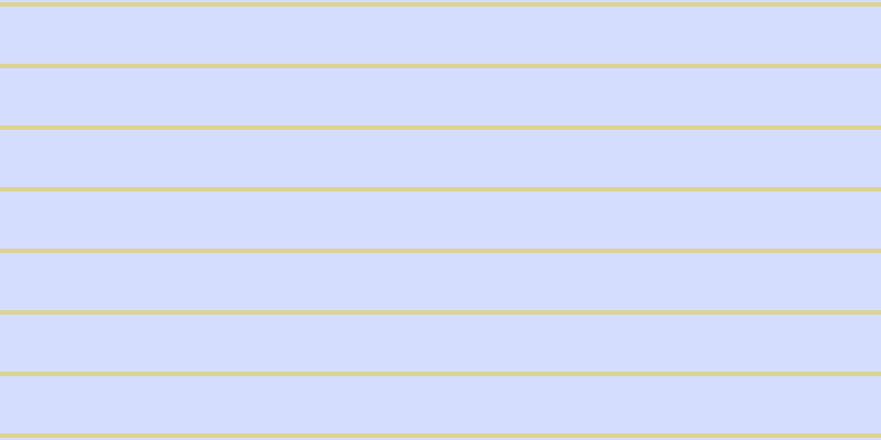 #aebdff (50%), #dbd393 horizontal lines, four pixels wide, fifty-two pixels apart