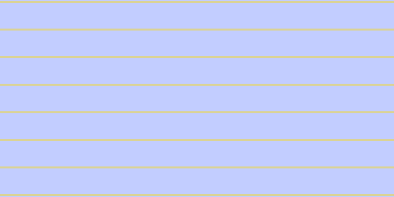 #aebdff (75%), #dbd393 horizontal lines, four pixels wide, fifty-two pixels apart