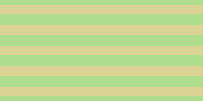 #aede8d, #dbd393 horizontal lines, thirty-eight pixels wide, forty-three pixels apart