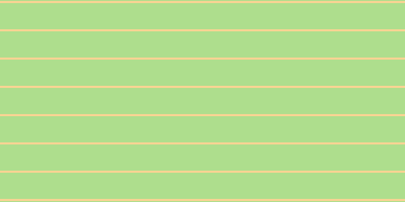 #aede8d, #fcd393 horizontal lines, four pixels wide, fifty-two pixels apart