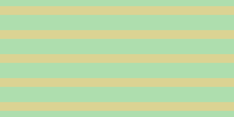 #aedeae, #dbd393 horizontal lines, thirty pixels wide, fifty-two pixels apart