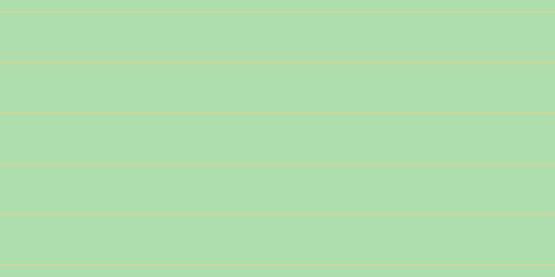 #aedeae, #dbd393 horizontal lines, two pixels wide, seventy-one pixels apart