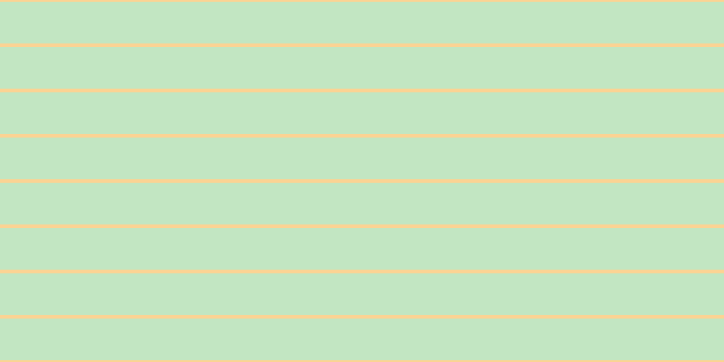 #aedeae (75%), #fcd393 horizontal lines, four pixels wide, forty-six pixels apart