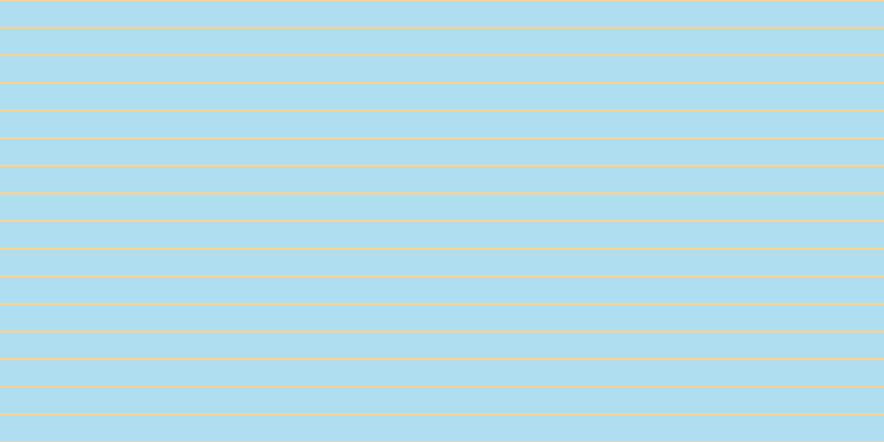 #aedef0, #fcd393 horizontal lines, two pixels wide, twenty-three pixels apart