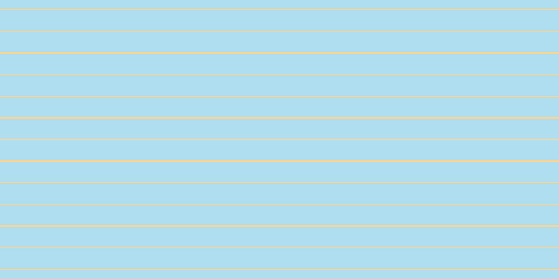 #aedef0, #fcd393 horizontal lines, two pixels wide, twenty-nine pixels apart