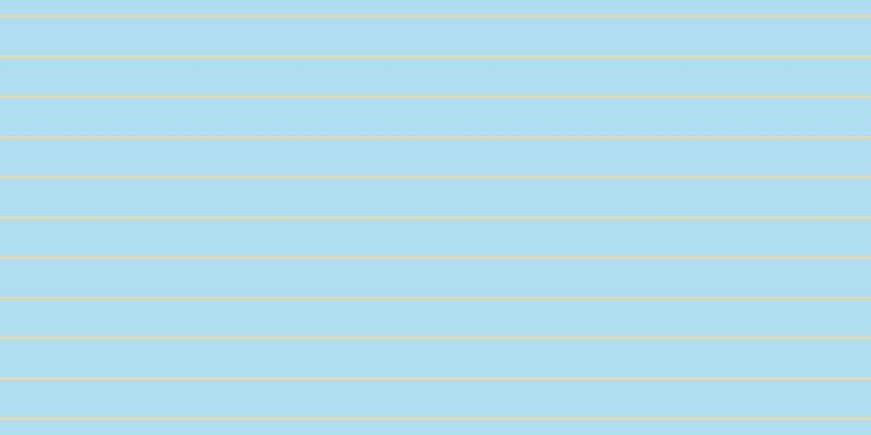 #aedef0, #fcd393 horizontal lines, two pixels wide, thirty-five pixels apart