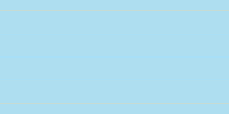 #aedef0, #fcd393 horizontal lines, two pixels wide, seventy-nine pixels apart