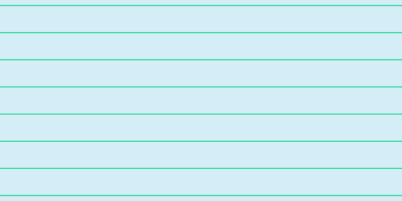 #aedef0 (50%), #15d393 horizontal lines, two pixels wide, fifty-two pixels apart