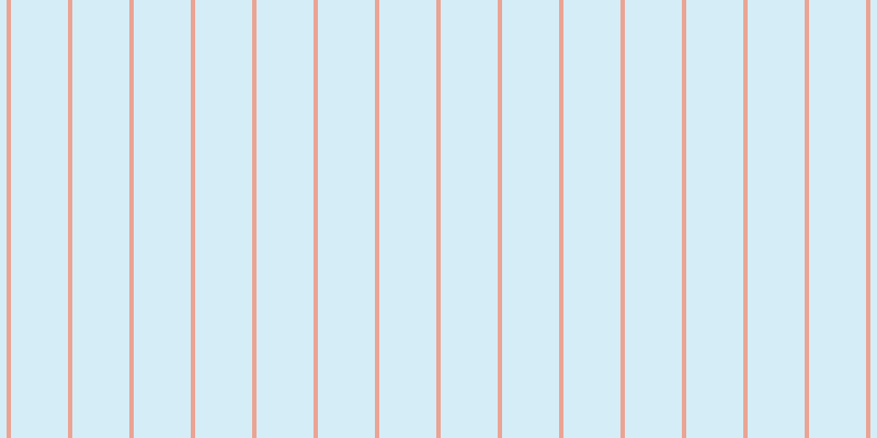#aedef0 (50%), #eba393 vertical lines, four pixels wide, fifty-two pixels apart