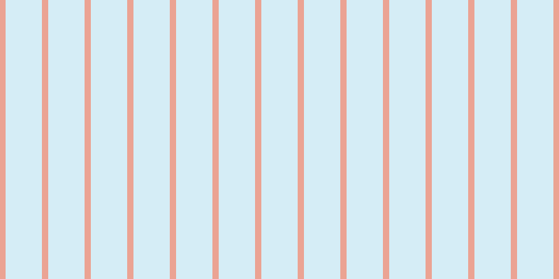 #aedef0 (50%), #eba393 vertical lines, nine pixels wide, fifty-two pixels apart
