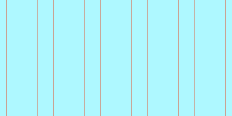 #aef8ff, #caa393 vertical lines, two pixels wide, fifty-two pixels apart