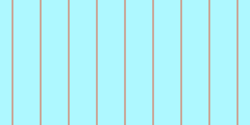 #aef8ff, #caa393 vertical lines, six pixels wide, eighty-four pixels apart