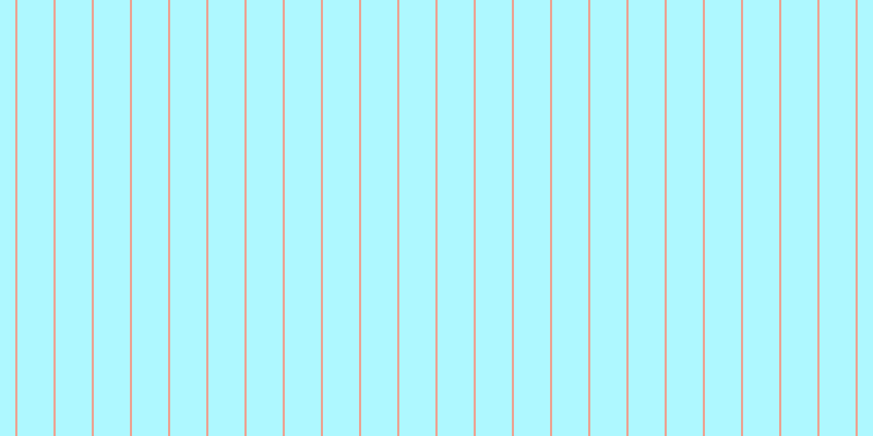 #aef8ff, #eba393 vertical lines, two pixels wide, thirty-three pixels apart