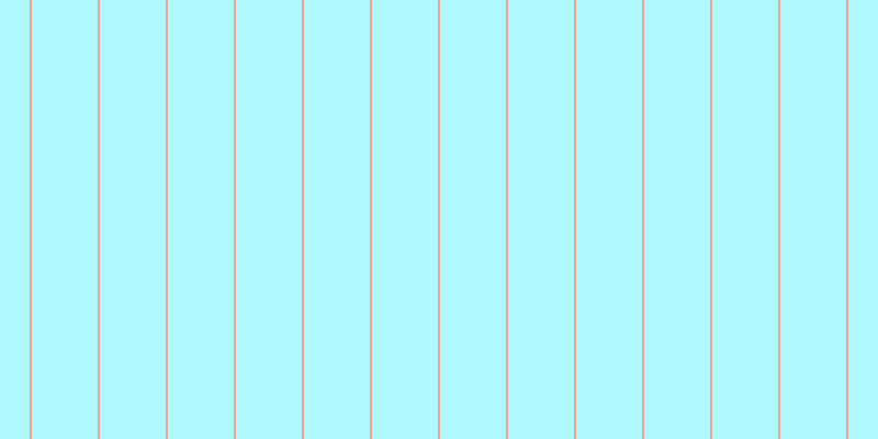 #aef8ff, #eba393 vertical lines, two pixels wide, sixty pixels apart
