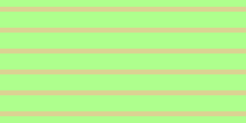 #aeff8d, #dbd393 horizontal lines, sixteen pixels wide, fifty-two pixels apart