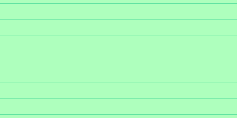 #aeffbd, #36d393 horizontal lines, two pixels wide, fifty-two pixels apart