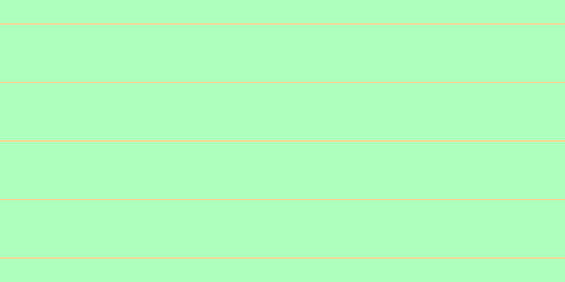 #aeffbd, #fcd393 horizontal lines, two pixels wide, eighty-one pixels apart