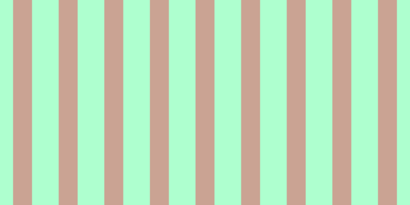 #aeffcf, #caa393 vertical lines, thirty-seven pixels wide, fifty-two pixels apart