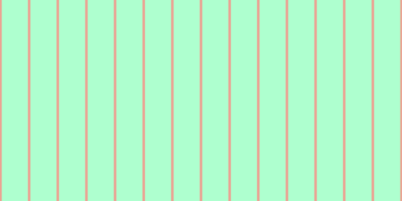 #aeffcf, #eba393 vertical lines, five pixels wide, fifty-two pixels apart