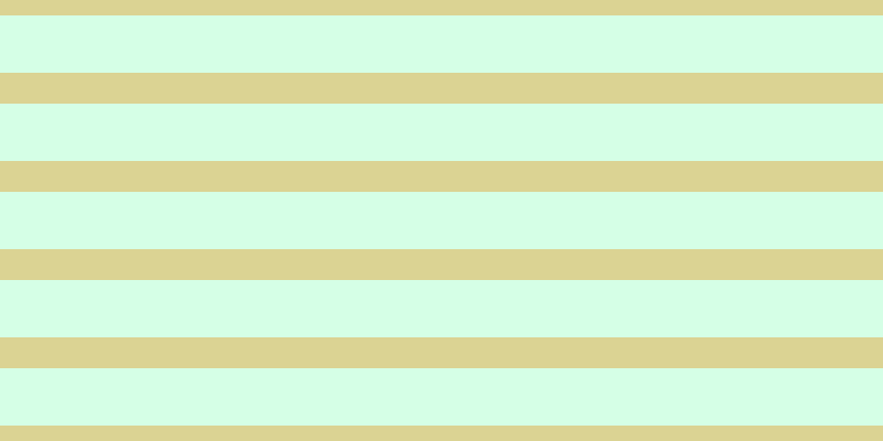 #aeffcf (50%), #dbd393 horizontal lines, twenty-eight pixels wide, fifty-two pixels apart