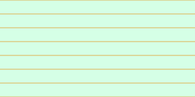 #aeffcf (50%), #dbd393 horizontal lines, five pixels wide, fifty-two pixels apart