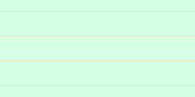 #aeffcf (50%), #fcd393 horizontal lines, two pixels wide, one hundred pixels apart