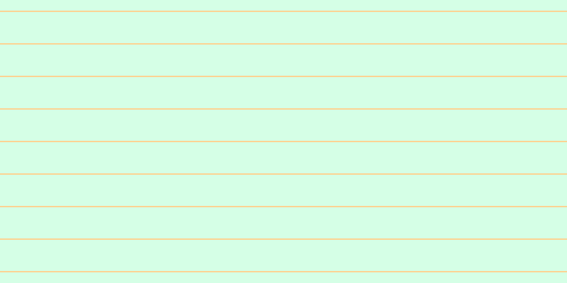 #aeffcf (50%), #fcd393 horizontal lines, two pixels wide, forty-four pixels apart