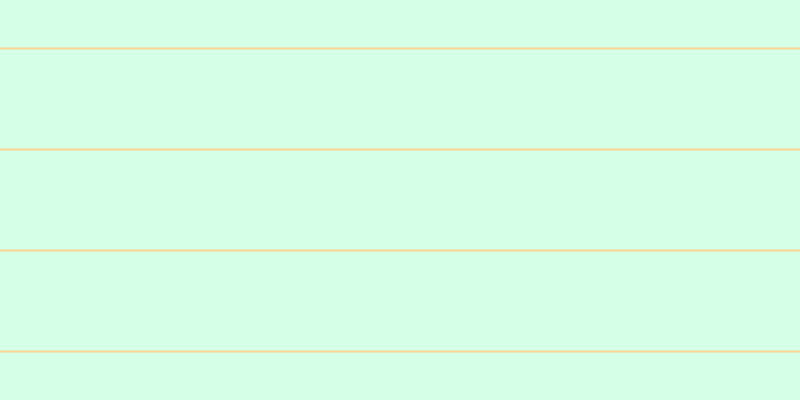 #aeffcf (50%), #fcd393 horizontal lines, two pixels wide, ninety-nine pixels apart