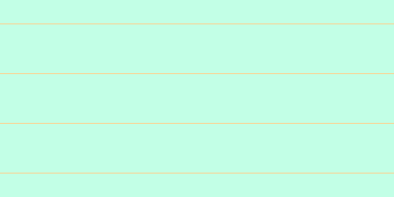#aeffde (75%), #fcd393 horizontal lines, two pixels wide, ninety-nine pixels apart