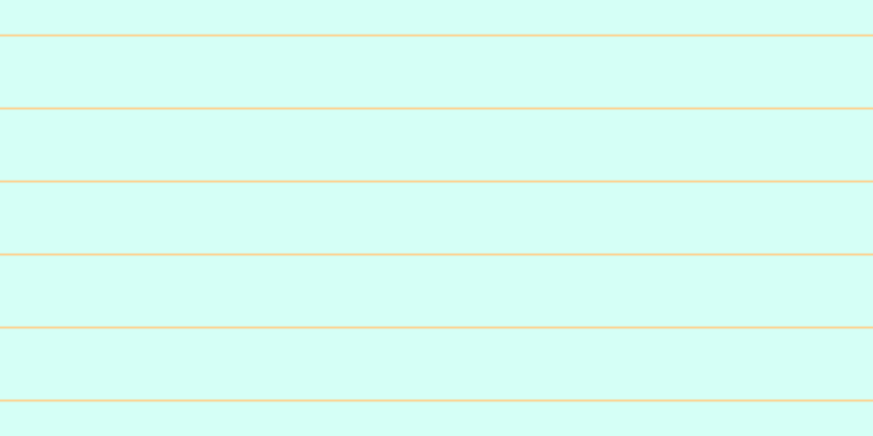 #aefff0 (50%), #fcd393 horizontal lines, two pixels wide, sixty-five pixels apart