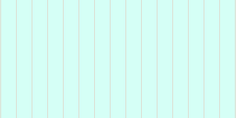 #aefff0 (50%), #eba393 vertical lines, one pixels wide, fifty-two pixels apart