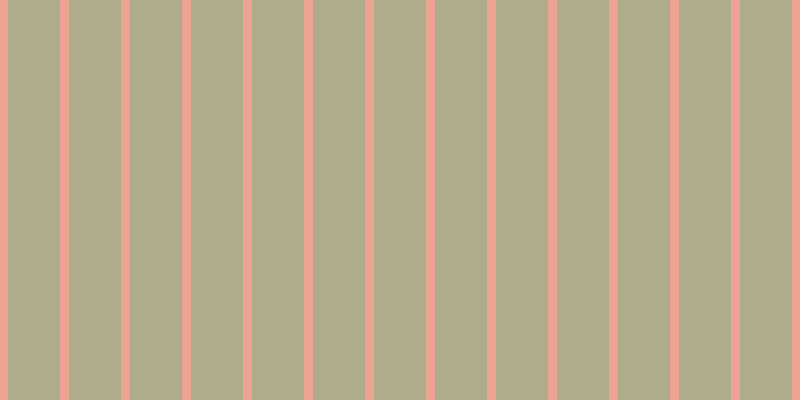 #afac8b, #eba393 vertical lines, nine pixels wide, fifty-two pixels apart