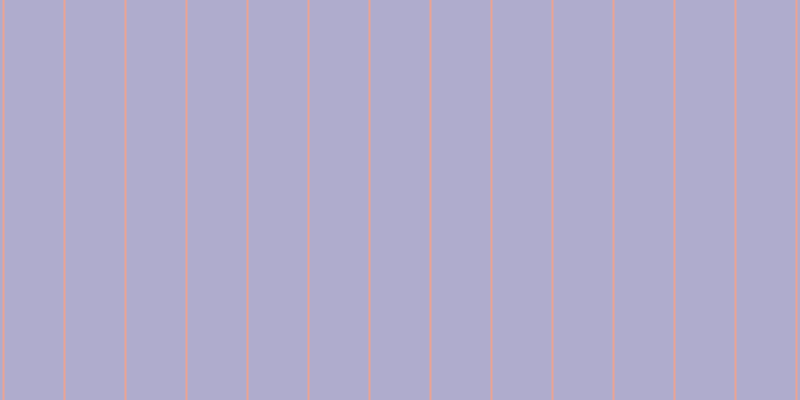 #afaccd, #eba393 vertical lines, two pixels wide, fifty-nine pixels apart