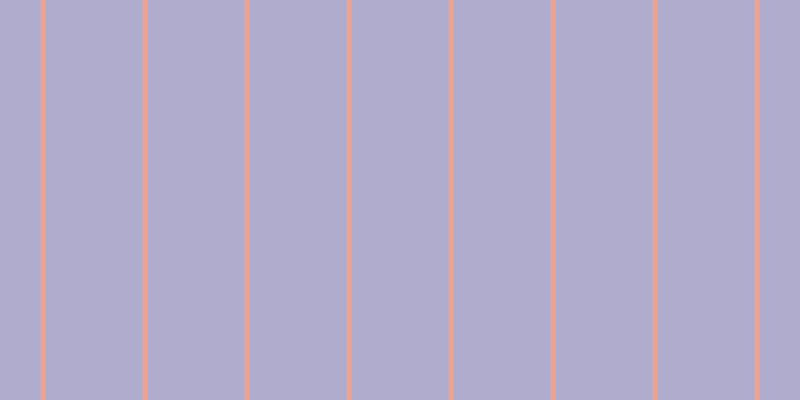 #afaccd, #eba393 vertical lines, five pixels wide, ninety-seven pixels apart