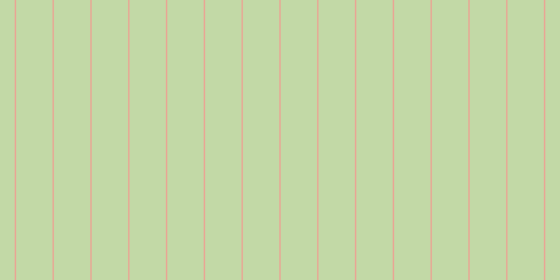 #afcd8b (75%), #eba393 vertical lines, two pixels wide, fifty-two pixels apart