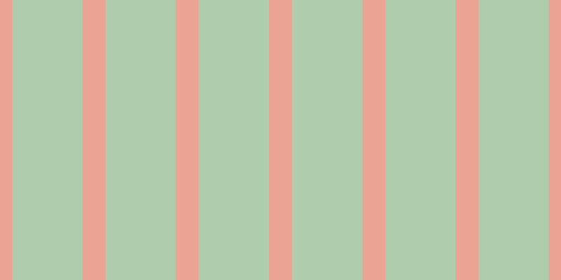 #afcdac, #eba393 vertical lines, thirty-three pixels wide, one hundred pixels apart