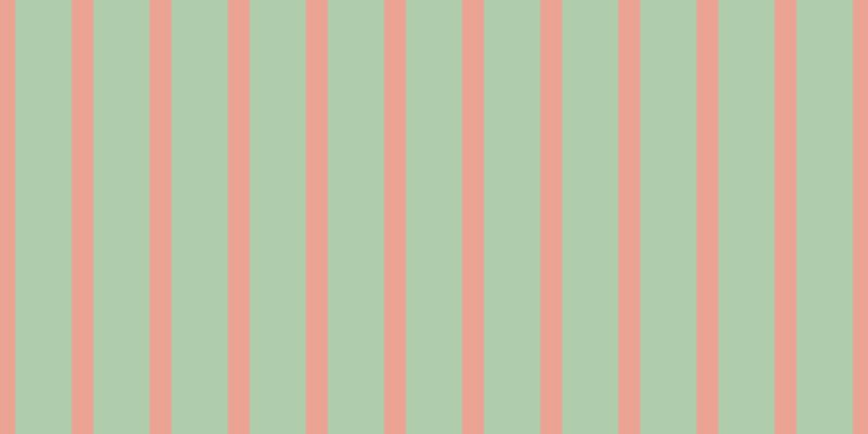 #afcdac, #eba393 vertical lines, twenty pixels wide, fifty-two pixels apart