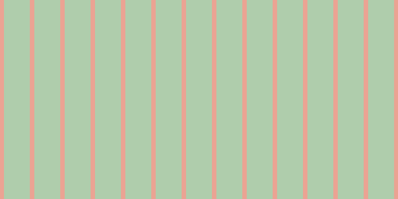 #afcdac, #eba393 vertical lines, nine pixels wide, fifty-two pixels apart