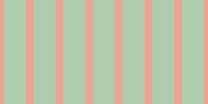#afcdac, #eba393 vertical lines, thirty pixels wide, eighty-four pixels apart