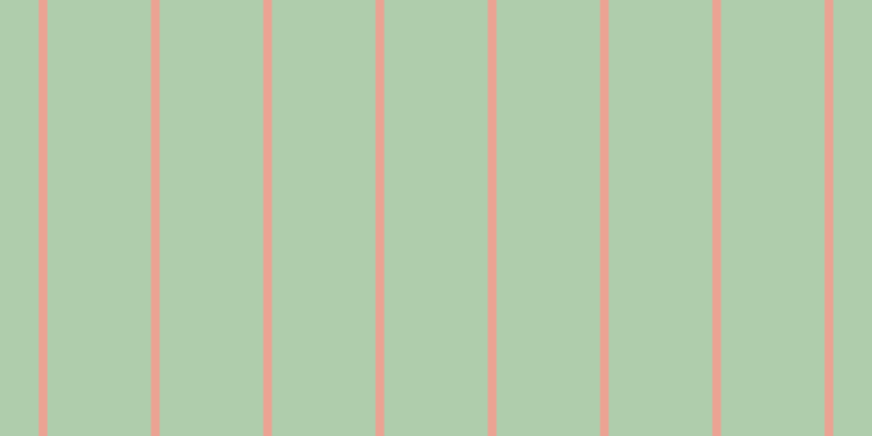 #afcdac, #eba393 vertical lines, eight pixels wide, ninety-five pixels apart