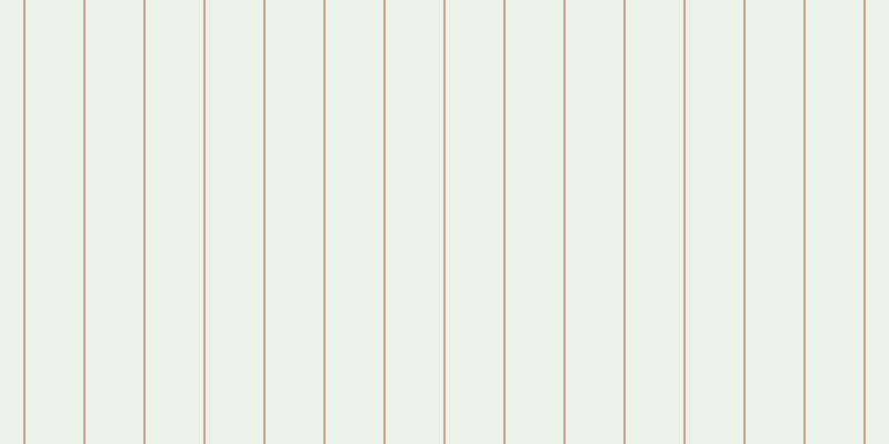 #afcdac (25%), #caa393 vertical lines, two pixels wide, fifty-two pixels apart