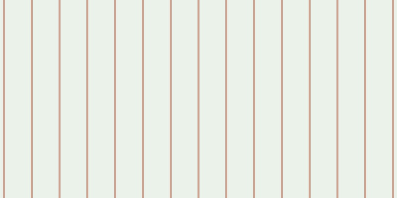 #afcdac (25%), #caa393 vertical lines, four pixels wide, fifty-two pixels apart