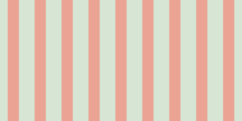 #afcdac (50%), #eba393 vertical lines, thirty-seven pixels wide, fifty-two pixels apart