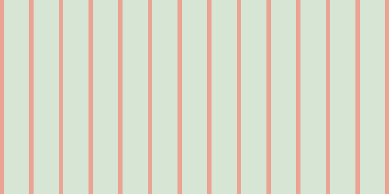 #afcdac (50%), #eba393 vertical lines, nine pixels wide, fifty-two pixels apart