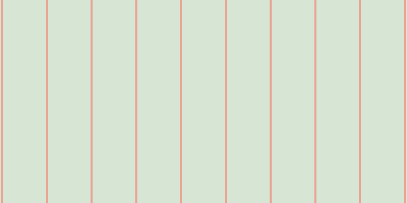 #afcdac (50%), #eba393 vertical lines, four pixels wide, eighty-four pixels apart