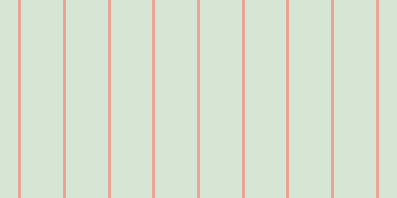 #afcdac (50%), #eba393 vertical lines, six pixels wide, eighty-four pixels apart