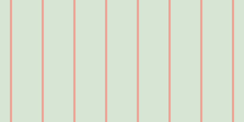 #afcdac (50%), #eba393 vertical lines, seven pixels wide, ninety-seven pixels apart