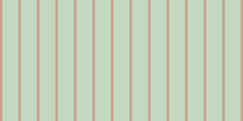 #afcdac (75%), #caa393 vertical lines, nine pixels wide, fifty-two pixels apart