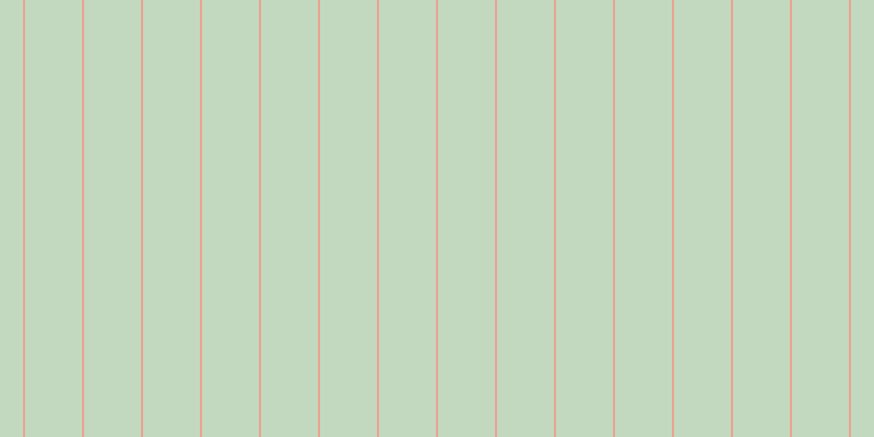 #afcdac (75%), #eba393 vertical lines, two pixels wide, fifty-two pixels apart