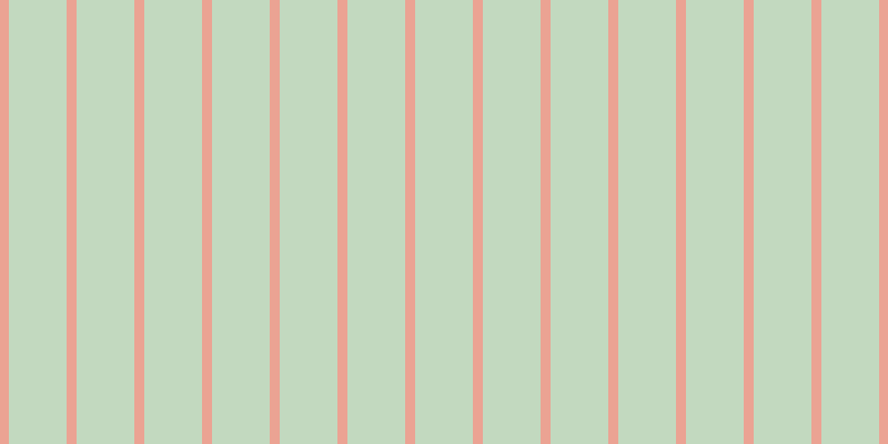 #afcdac (75%), #eba393 vertical lines, nine pixels wide, fifty-two pixels apart